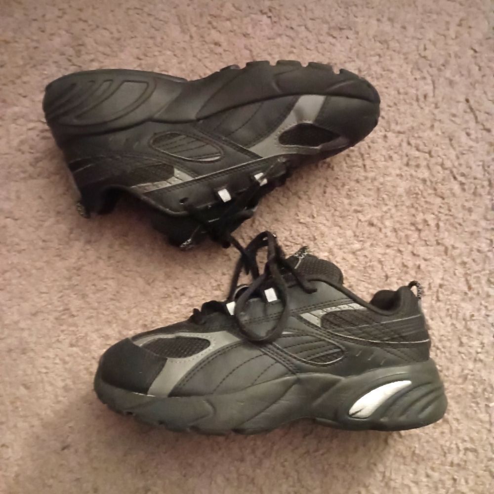 Puma Cell Speed Jr Silverado Boys Sneakers Size 3 Black PRE-OWNED